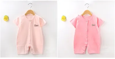 Baby Jumpsuit Short Sleeved Summer Newborn Hoodie