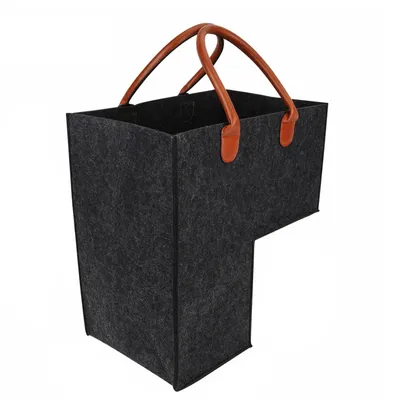 Home Staircase Felt Portable Storage Basket
