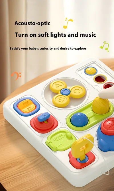 Baby Cognitive Sound And Light Busy Board Early Education Educational Toys