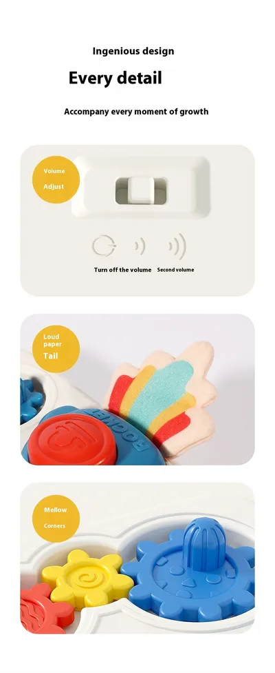 Baby Cognitive Sound And Light Busy Board Early Education Educational Toys