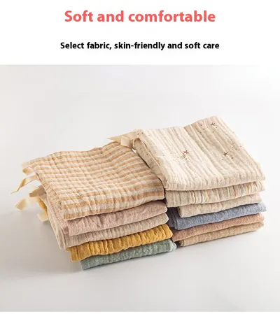 Simple Baby Gauze Cotton Four-layer Square Towel Saliva Towel Face Cloth Color Nursing