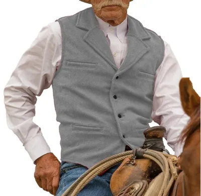 Men's Slim-fit Herringbone Vest Casual Business Suit Vest