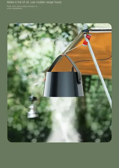 New Portable Desktop Exhaust Fan Small Kitchen Hood Extractor Barbecue USB Charging Desktop Range Hoods Mini Suction Cooker Hood Kitchen Gadgets