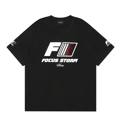 Letter Print Short-sleeve T-shirt Loose Men