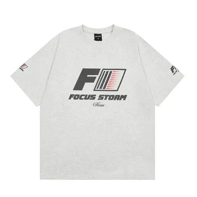 Letter Print Short-sleeve T-shirt Loose Men