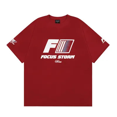 Letter Print Short-sleeve T-shirt Loose Men