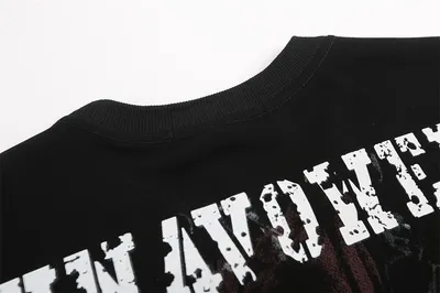 Fashion English Letter Short Sleeve T-shirt Men