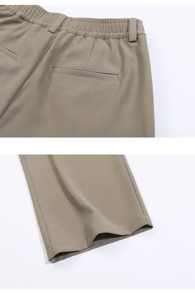 Spring Straight Casual Pants For Men