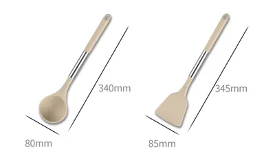 Heat Resistant Non-stick Pot Spoon Spatula Cooking Kitchen Tool Set