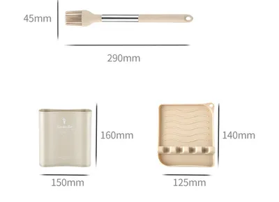 Heat Resistant Non-stick Pot Spoon Spatula Cooking Kitchen Tool Set