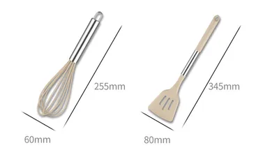 Heat Resistant Non-stick Pot Spoon Spatula Cooking Kitchen Tool Set