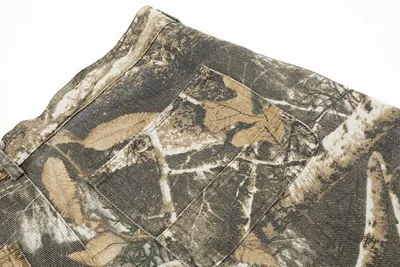 Leaves Camouflage Workwear Shorts Men