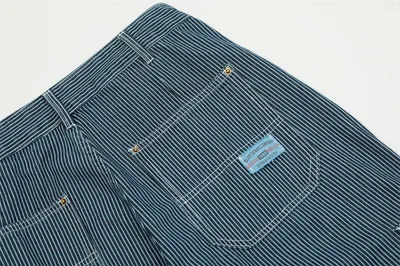 Fashion Vertical Stripe Overalls Men