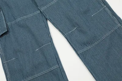 Fashion Vertical Stripe Overalls Men