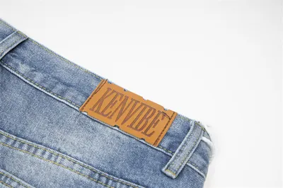 Lightning Embroidered Denim Trousers Men
