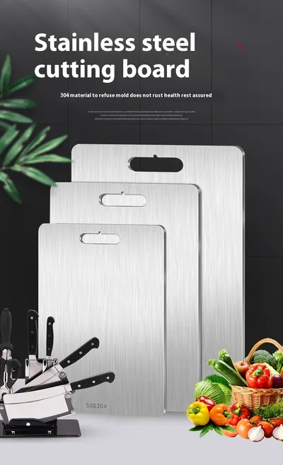 Stainless Steel Cutting Double-sided Kneading Panel Hanging Hole