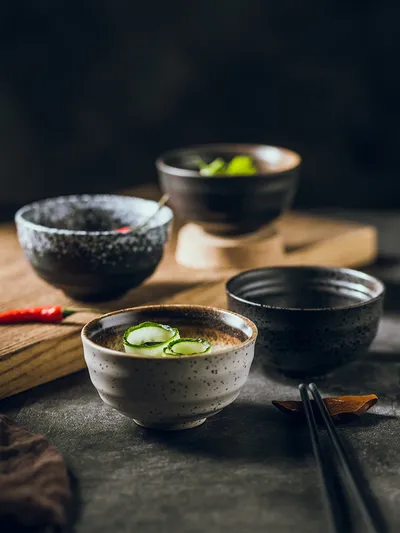 Ceramic Rice Bowl Household Creative Bowls And Dishes Tableware