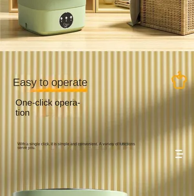 Mini Foldable Washing Machine Portable Mini Socks Underwear Panties Washing Machine Big Capacity 3 Models With Spinning Dry Gadgets