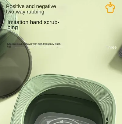 Mini Foldable Washing Machine Portable Mini Socks Underwear Panties Washing Machine Big Capacity 3 Models With Spinning Dry Gadgets