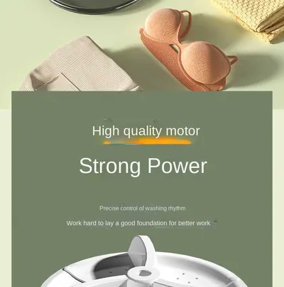 Mini Foldable Washing Machine Portable Mini Socks Underwear Panties Washing Machine Big Capacity 3 Models With Spinning Dry Gadgets