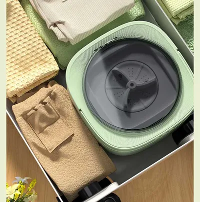 Mini Foldable Washing Machine Portable Mini Socks Underwear Panties Washing Machine Big Capacity 3 Models With Spinning Dry Gadgets
