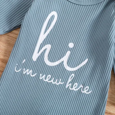 Baby Romper Hat Anti-grasping Gloves Three-piece Set