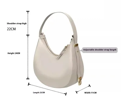Genuine Leather All-match Commute Shoulder Messenger Bag