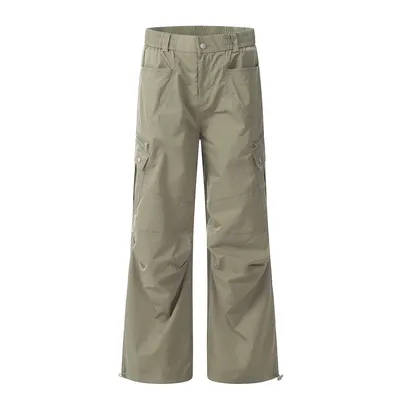 Fashion Zipper Workwear Casual Pants Men