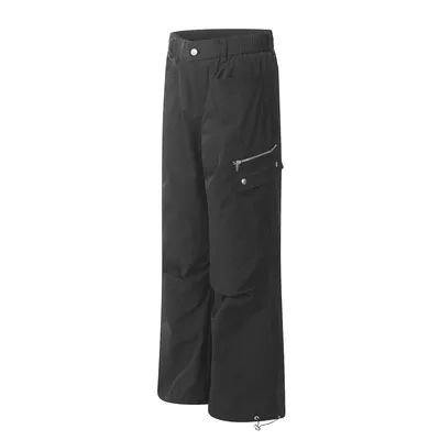 Fashion Zipper Workwear Casual Pants Men