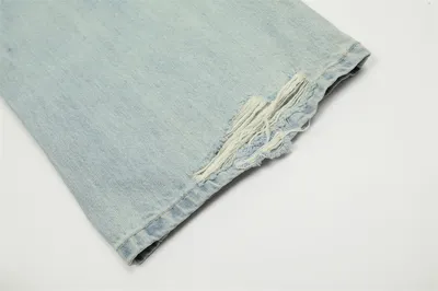 American Retro Wash Light-colored Jeans Men