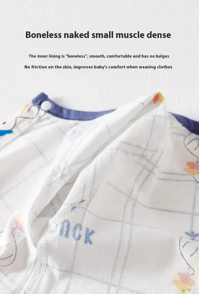 Newborn Summer Cotton Clothes Thin Baby Jumpsuit