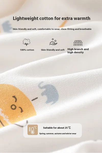 Newborn Clothes Class A Pure Cotton Baby Warm Pajamas