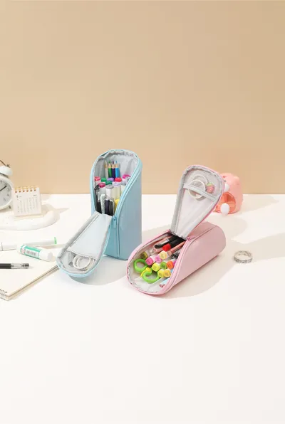 Candy Color Large Capacity Mobile Phone Holder Stationery Case