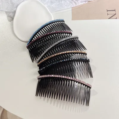 Women's Crystal Hair Comb Organizing Box