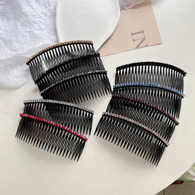 Women's Crystal Hair Comb Organizing Box