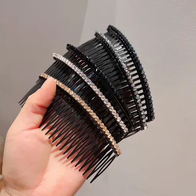Women's Crystal Hair Comb Organizing Box