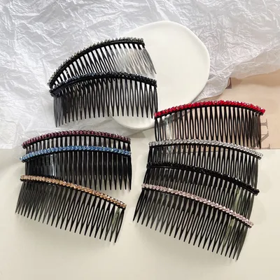 Women's Crystal Hair Comb Organizing Box