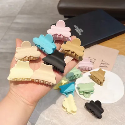 Sweet Frosted Small Hair Clip Women