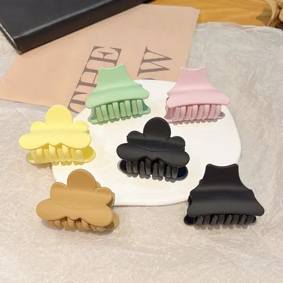 Sweet Frosted Small Hair Clip Women