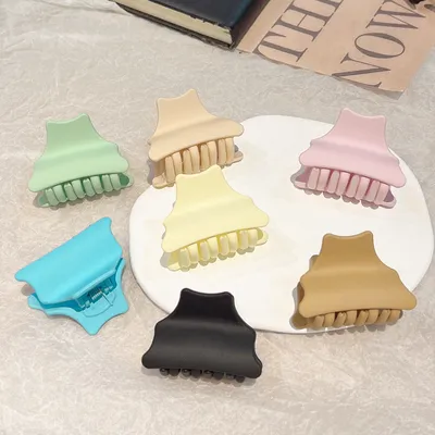 Sweet Frosted Small Hair Clip Women