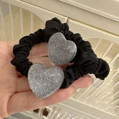 Minimalist Bowknot Small Intestine Hair Ring Durable Leather Case