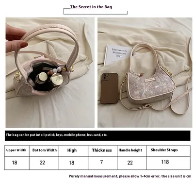 French Fashion Handbag Shoulder Underarm