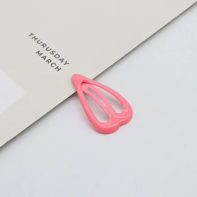Oil Dripping Spray Paint Side Clip Bang Clip Love Children's Hair Accessories