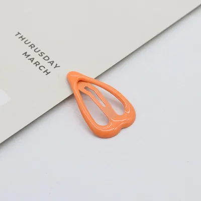 Oil Dripping Spray Paint Side Clip Bang Clip Love Children's Hair Accessories
