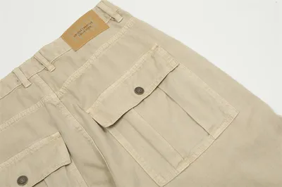 Vintage Washed Denim Overalls Men
