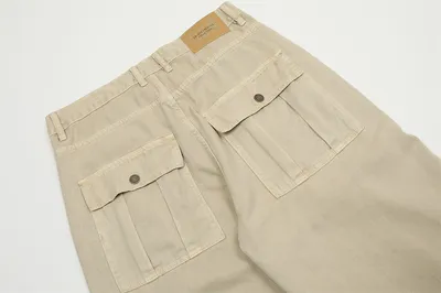 Vintage Washed Denim Overalls Men