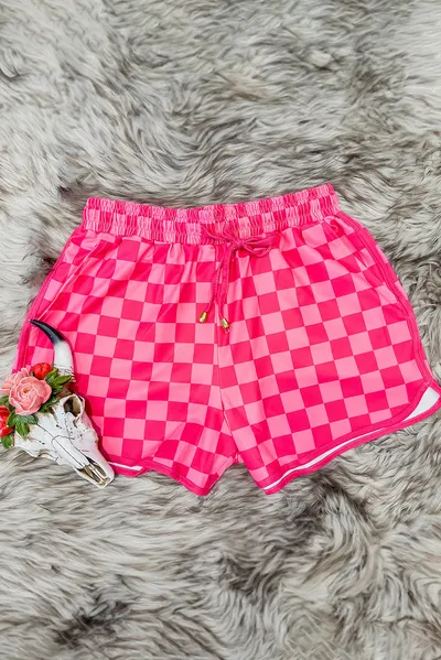 Straight Shorts Women's Simple Drawstring