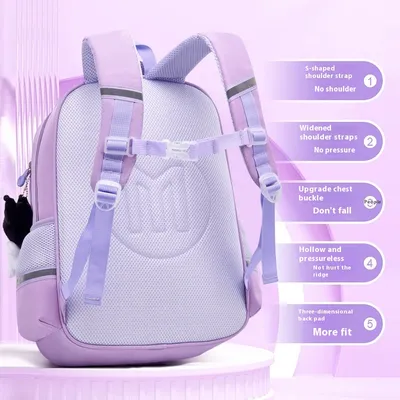 Casual Backpack Lightweight And Large Capacity Schoolbag