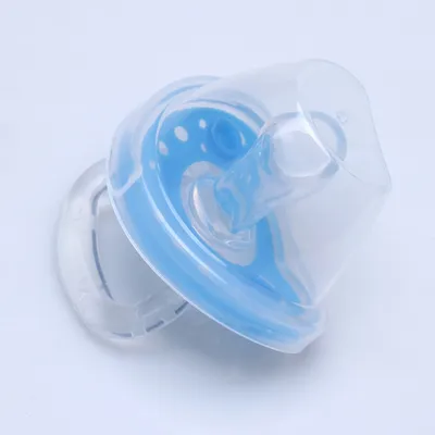 Baby Products Full Silica Gel Pacifier Two-color Liquid Silicone Sleep Comfort Baby Pacifier Baby