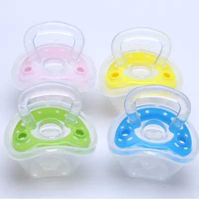 Baby Products Full Silica Gel Pacifier Two-color Liquid Silicone Sleep Comfort Baby Pacifier Baby